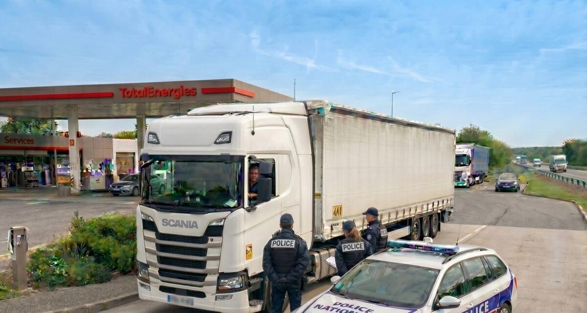À 157 km/h au volant d'un poids lourd, il est trahi par son propre camion