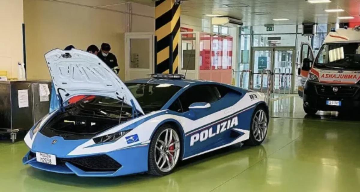 La police italienne affiche fièrement sa Lamborghini Huracán
