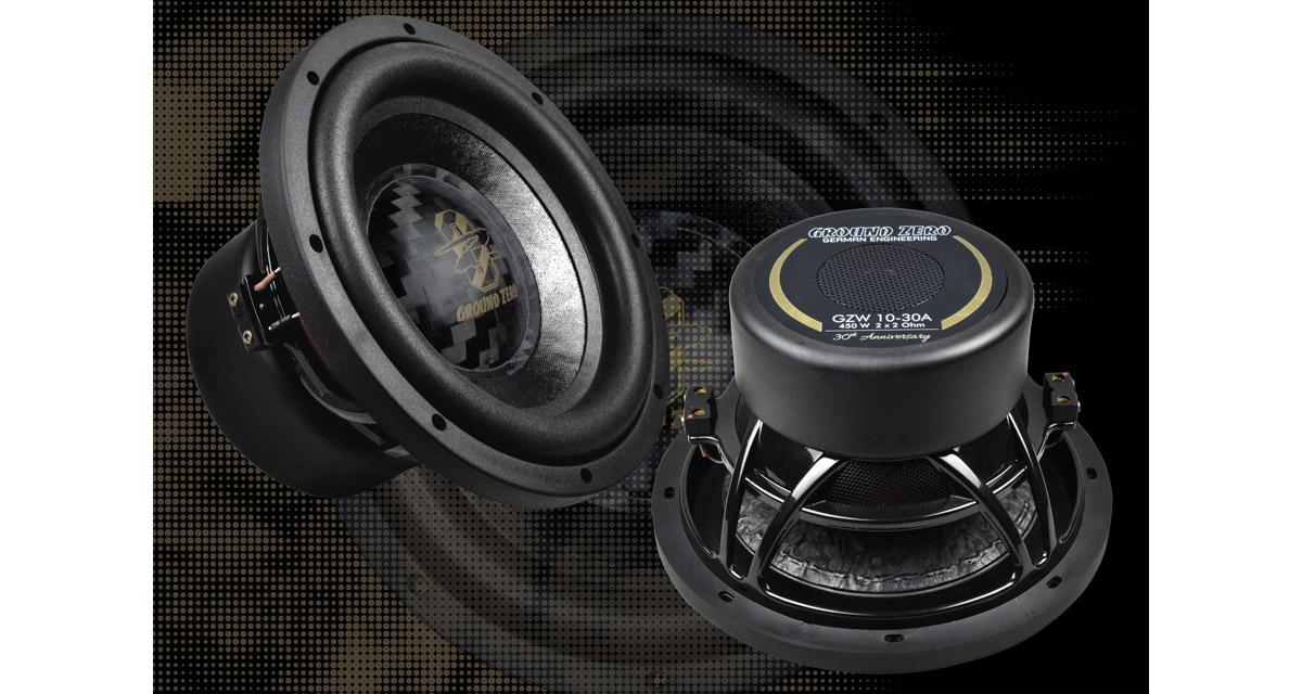 Pour fêter ses 30 ans, Ground Zero dévoile un nouveau subwoofer de 25 cm