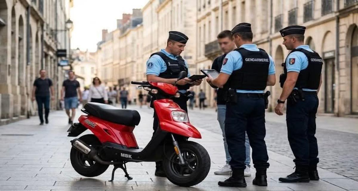 Flashé à 107 km/h au lieu de 45 sur un scooter 50cc débridé à 15 ans : saisie, amende, interdiction de permis et parents poursuivis... le prix fort d'une folie en ville !