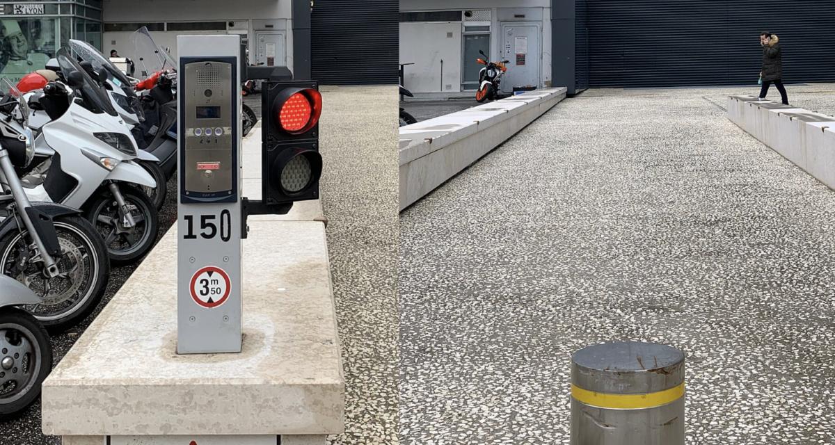 Percutée par une borne escamotable, une automobiliste réclame réparation à la ville