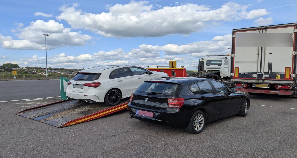 Une puissant Mercedes et une BMW flashés à toute vitesse sur l'autoroute : fourrière imminente !