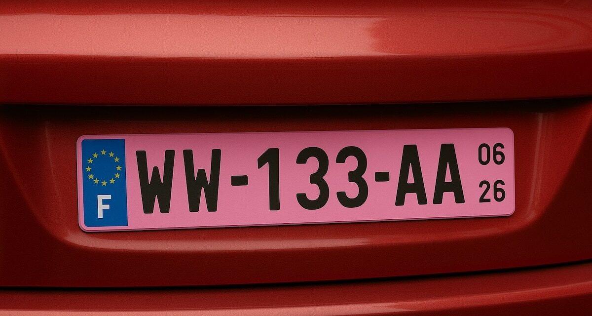 « Ce n'est pas pour faire beau » : loin de la France, la mode des plaques d'immatriculation roses vaut des sanctions