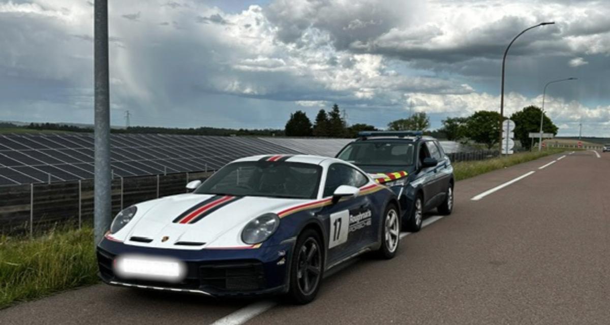 Flashée à plus de 215 km/h, la très rare Porsche 911 Dakar de ce Britannique finit à la fourrière... en France