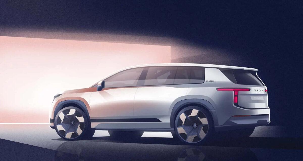 Skoda Peaq : premières images du grand SUV électrique 7 places