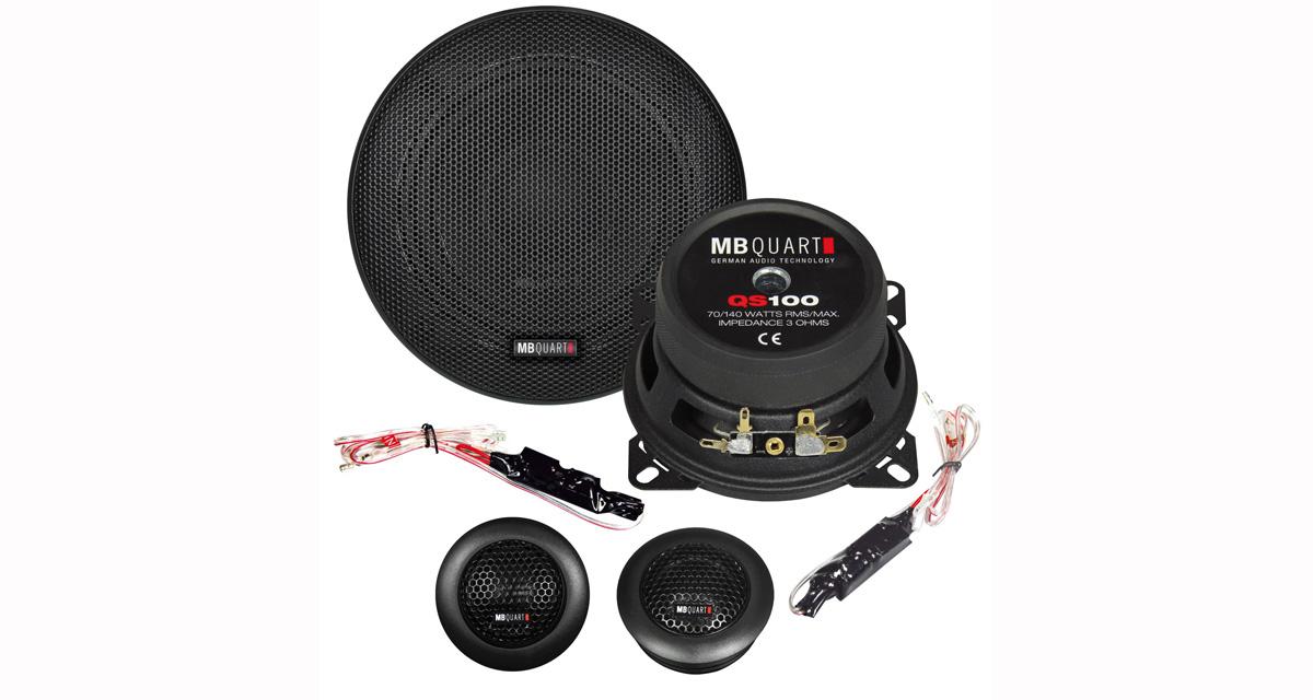 Un kit 2 voies en 10 cm idéal pour les youngtimers chez MB Quart