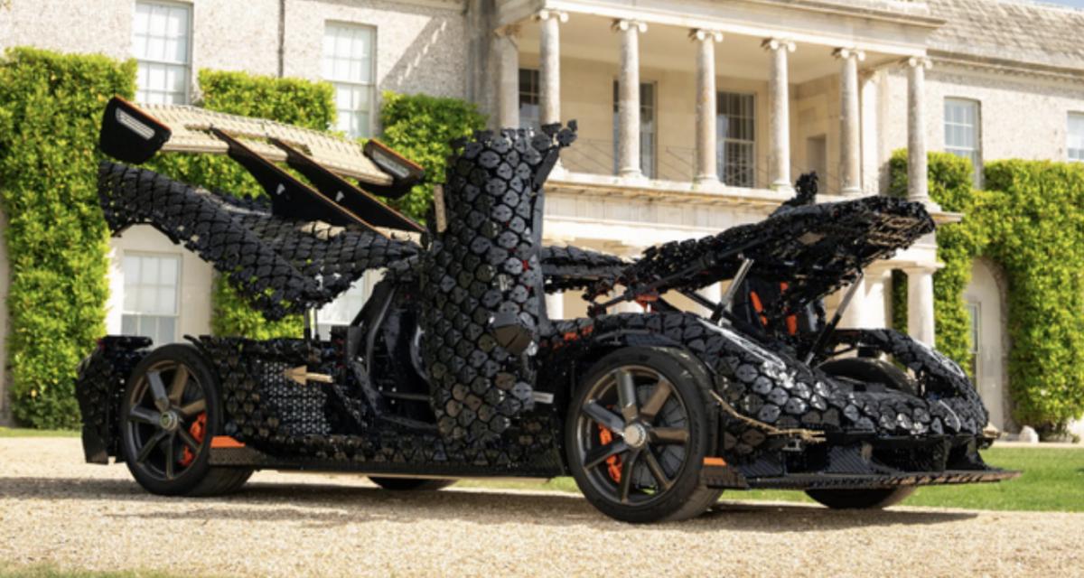 La voiture Lego la plus rapide du monde atteint 111 km/h à Goodwood