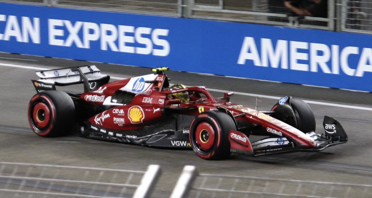 Lewis Hamilton fait rugir une F1 à trois places à Fiorano pour des invités ultra VIP