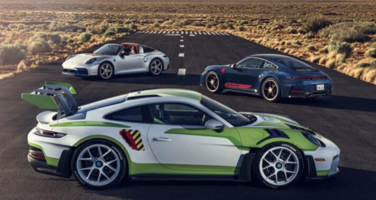 Porsche et Pixar s'associent pour Toy Story 5 : trois Porsche 911 uniques inspirées de Buzz, Woody et Jessie