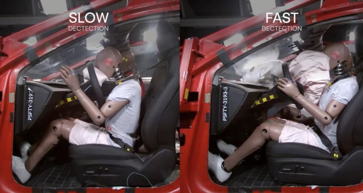 Tesla veut faire gagner des millisecondes à ses airbags avant même l'impact