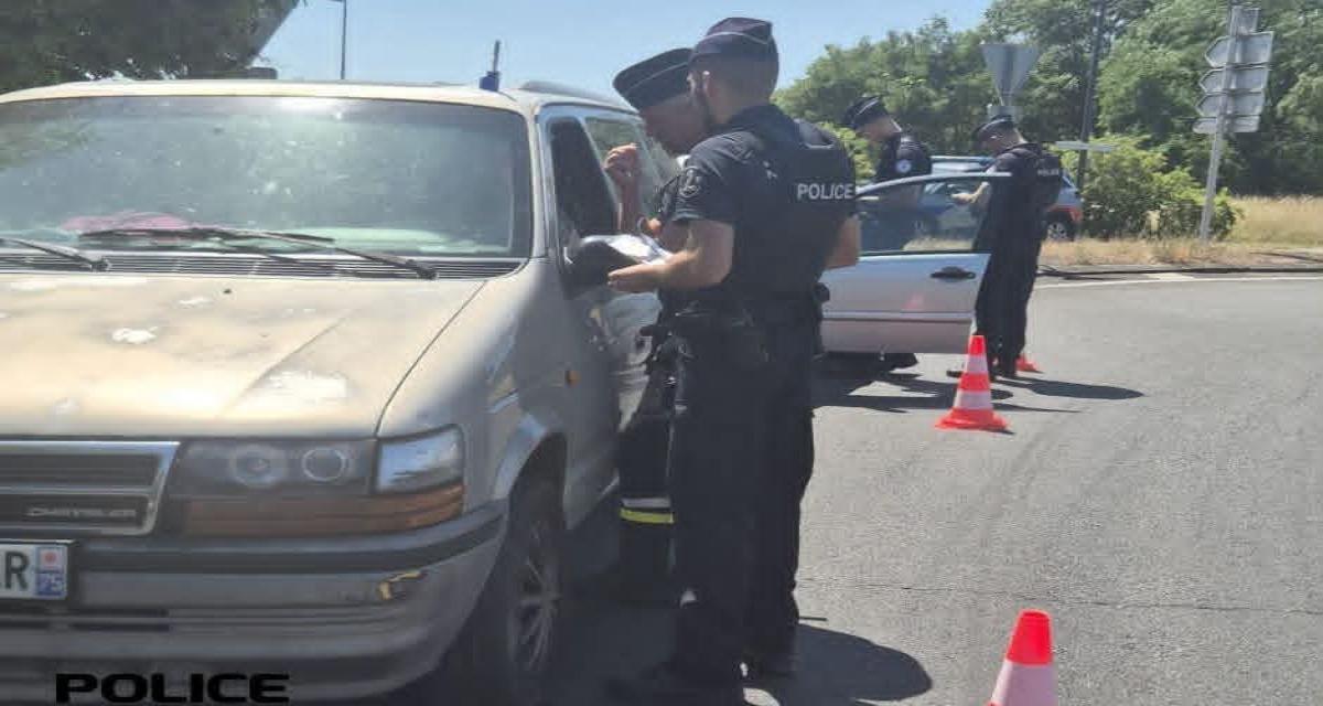 Alcool, drogues, pneus lisses... Ce contrôle routier éclair a mis à nu des conducteurs qui n'auraient pas dû prendre le volant