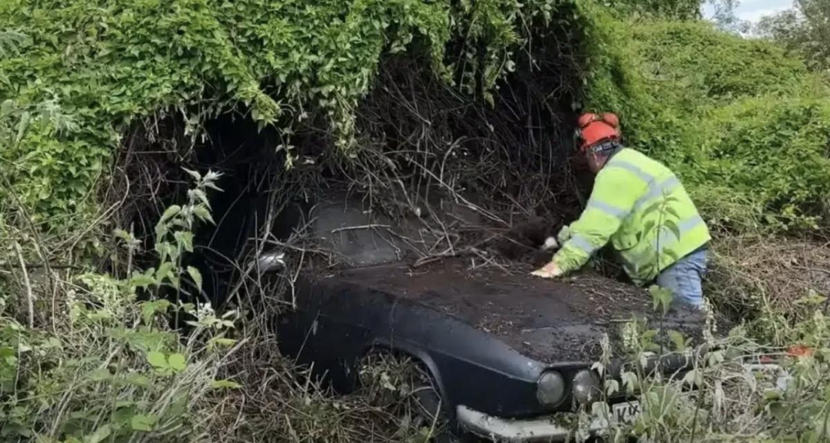 En taillant une haie, ils découvrent une voiture de sport rare liée à la famille royale britannique