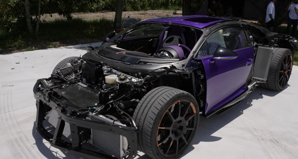 Bugatti refuse de réparer sa Chiron Pur Sport accidentée, son propriétaire ajoute un kit à 612 000 ¬