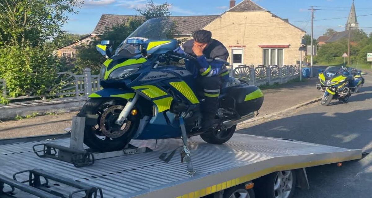 Il encadre la sécurité routière mais son moteur dit stop : l'intervention finit en dépanneuse pour ce motard de la gendarmerie de l'Aisne