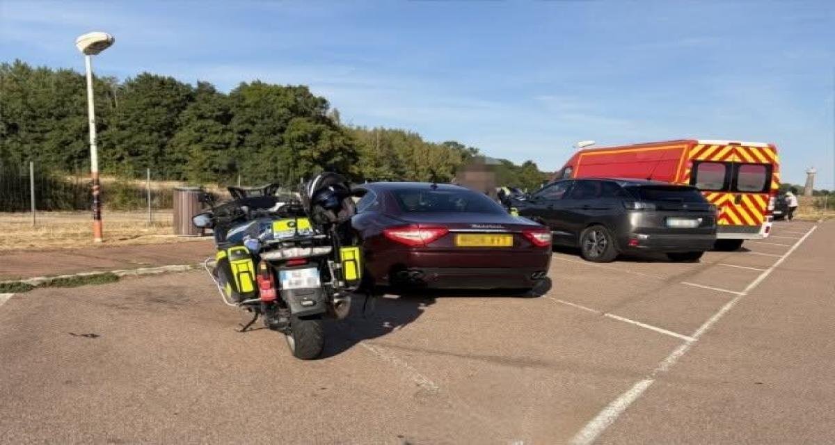 Au volant d'une Maserati, il pensait avoir la route pour lui : les gendarmes lui ont rappelé le contraire