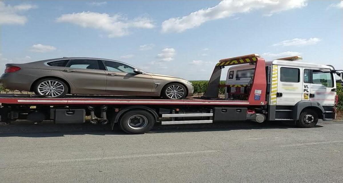 BMW série 4 à 180 km/h sur une route à 110, permis en poche, enfin plus pour longtemps : la gendarmerie est passée par là