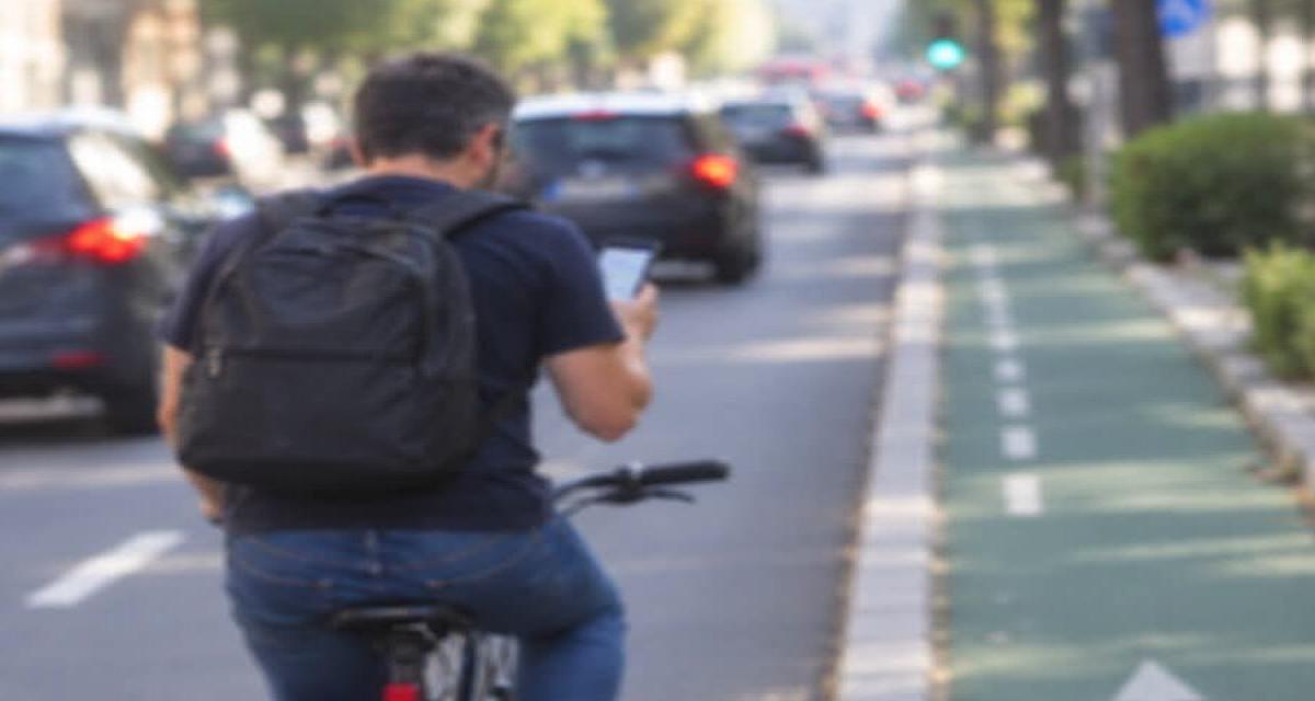 Il pédale en regardant son téléphone, ivre, ignore la police... et s'étonne d'être arrêté : le code de la route, c'est aussi pour les vélos
