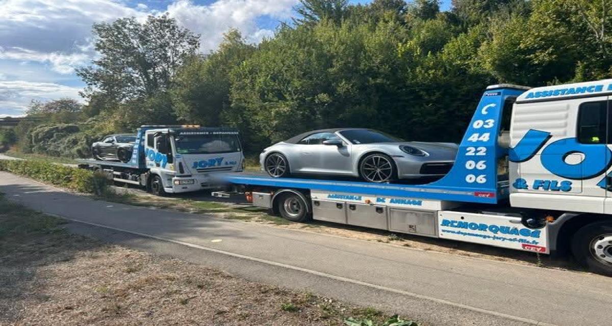 Ils se rendent à un mariage à toute vitesse : la fête se termine sur le plateau de la dépanneuse !