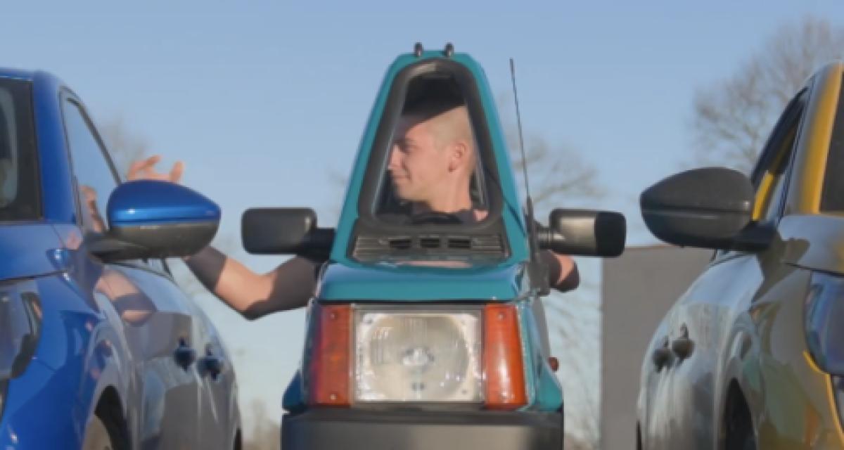 Record du monde de la voiture la plus étroite : elle mesure 50cm de large