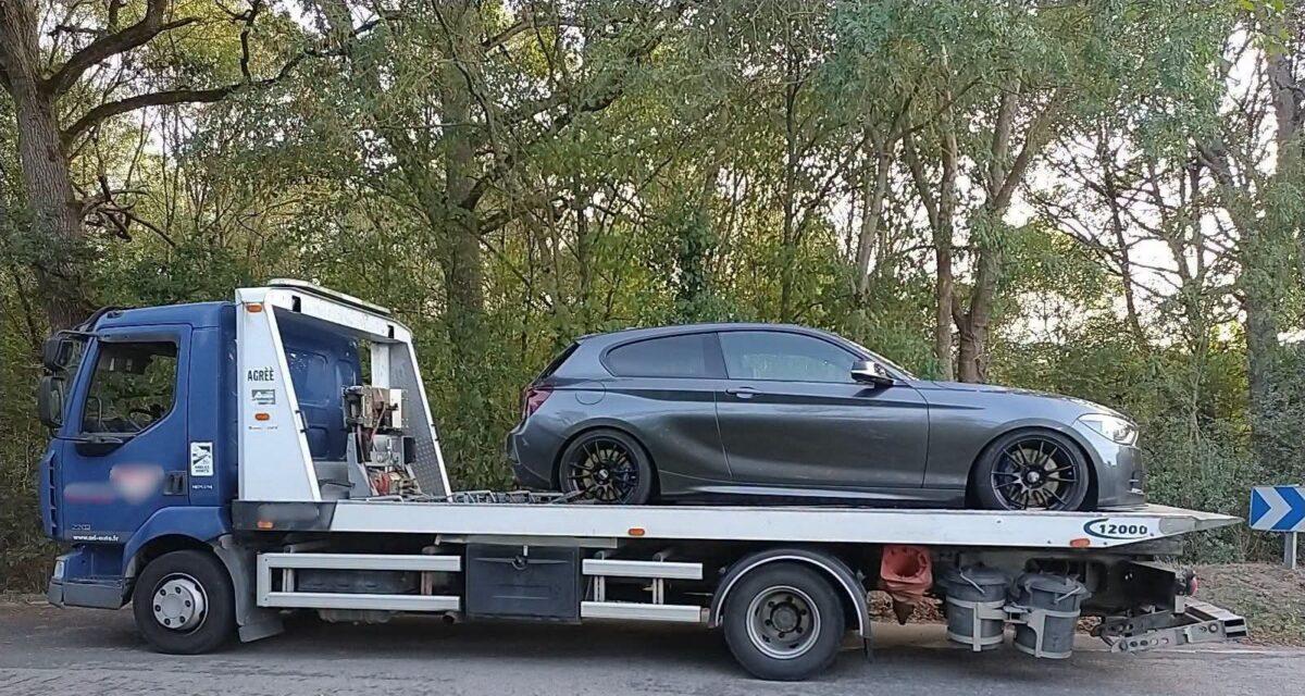 Excès de vitesse à 143 km/h : la BMW reste en fourrière, son conducteur peut réfléchir à pied