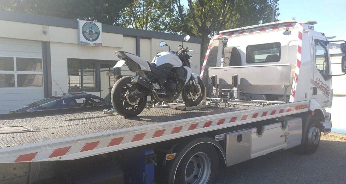 202 km/h sur l'A7 : ce motard n'avait visiblement pas lu le panneau « 110 »