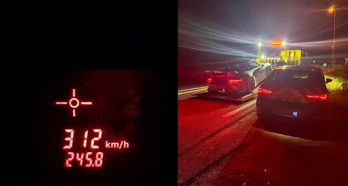 Contrôlé à 312 km/h, le conducteur pourrait pourtant échapper aux sanctions : voici pourquoi