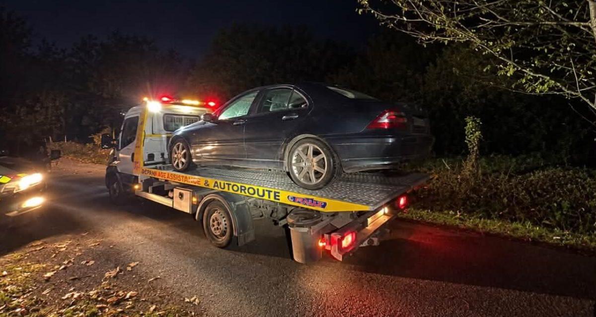 Grand excès de vitesse, alcool au volant et récidive : cette Mercedes Classe C cumule tous les mauvais points