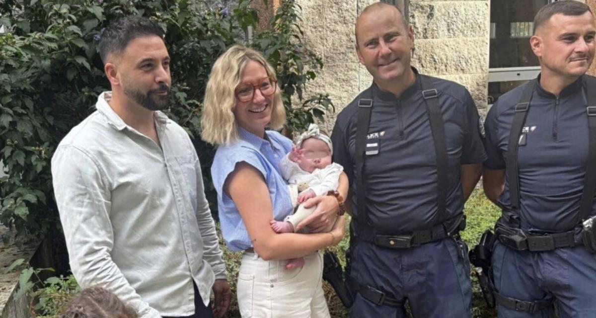 Contrôlé pour excès de vitesse, ce couple est finalement escorté par la police jusqu'à la maternité
