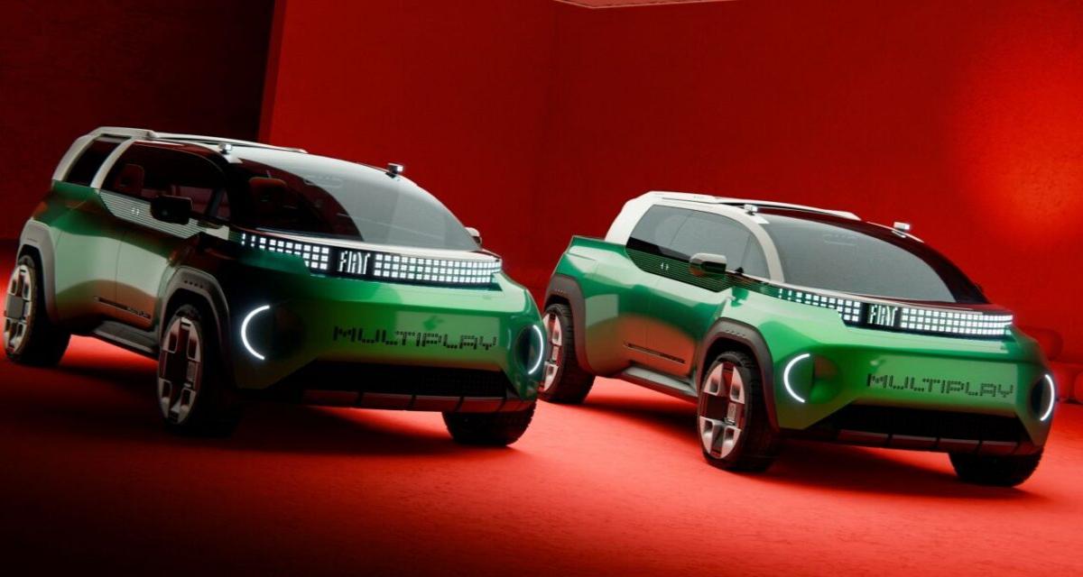 Fiat Multiplay : un concept modulable qui rappelle le Multipla