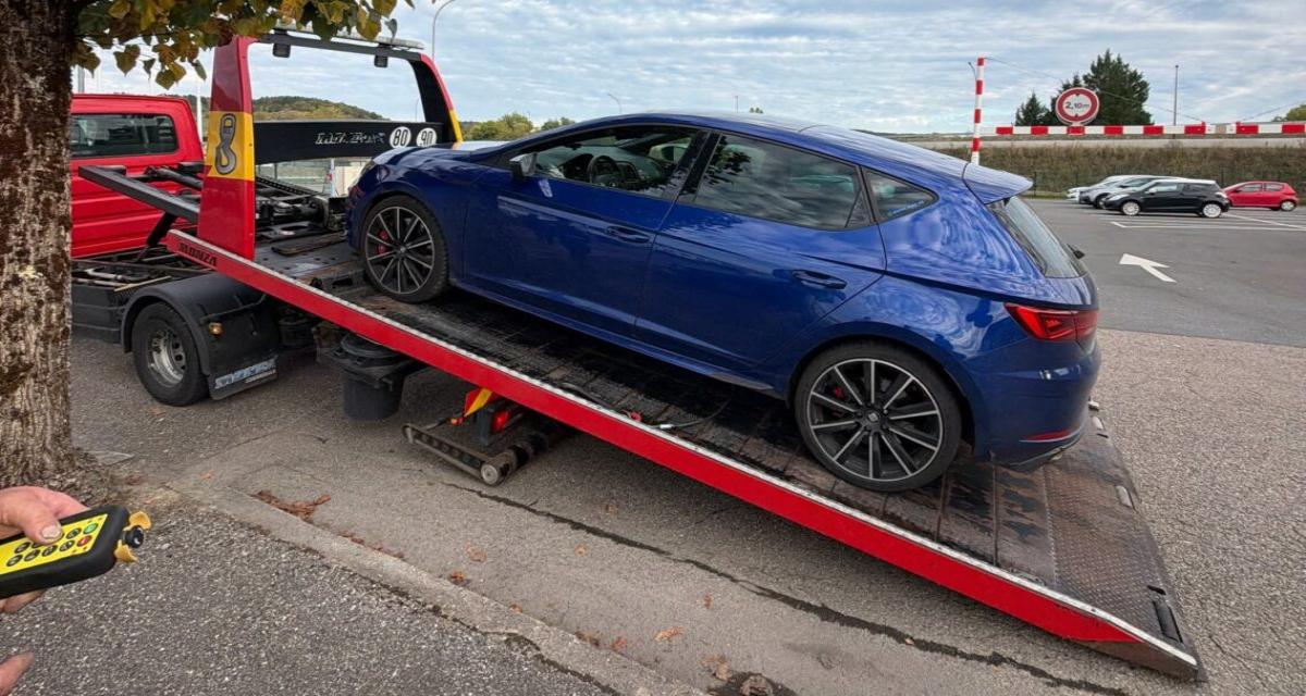Les gendarmes le voient arriver à 172 km/h... ce jeune conducteur en permis probatoire ne s'attendait pas à la suite
