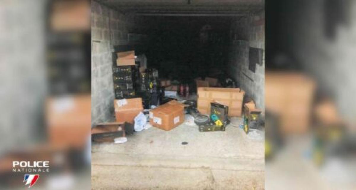 30 cartons de gaz hilarant, 80 mortiers et deux trottinettes : le jackpot inattendu des policiers