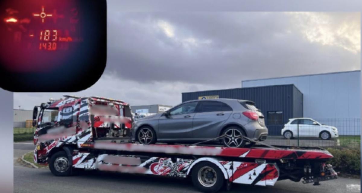 Flashé en grand excès de vitesse à plus de 180 km/h : ce conducteur est le record d'un long week-end pour les gendarmes